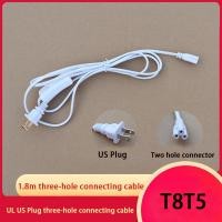 ราคา ขั้วต่อท่อ T8 T4 T5ยาว1 8ม สายเคเบิลพร้อมสวิตช์ปลั๊ก US สำหรับแผ่นเรืองแสงสายเคเบิลปลายคู่ขนาด30 50ซม 3ขา (21644194226)