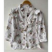 ราคา เสื้อคอจีนระบายลายดอกไม้สวยๆอก42ยาว23 (21408435585)