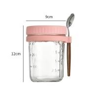 ราคา ถ้วยแก้ว พร้อมฝาปิด พร้อมช้อน 350ml แก้วปิดผนึกแบบพกพา ถ้วยข้าวโอ๊ต ชามสลัดถ้วยสุญญากาศซีเรียล (21817158858)