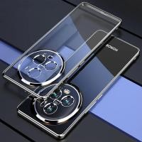 ราคา สำหรับ Honor Magic 6 Pro Magic6Pro Magic 6 5G 2024ตัวชุบโลหะหรูหราเคสโทรศัพท์โปร่งใสมีเลนส์รวมทุกอย่างซิลิโคนกันกระแทกฝาครอบป้องกันด้านหลังเคสโทรศัพท์ (21363686041)