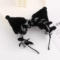 ราคา DISFUNNY อะนิเมะ ที่คาดผม Kuromi หูแมวหู โบว์น๊อต ที่คาดผมการ์ตูน ของขวัญสำหรับเด็ก ตุ๊กตาผ้าพลัฌ สาวๆ (20903641083)