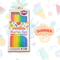 ราคา สีไม้มาสเตอร์อาร์ต ดินสอสีไม้ สีไม้พาสเทล 12 สี 50 สี รุ่นพาสเทล PASTEL Collection Master Art 1 กล่อง (21729110094)