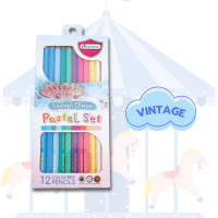 ราคา สีไม้มาสเตอร์อาร์ต ดินสอสีไม้ สีไม้พาสเทล 12 สี 50 สี รุ่นพาสเทล PASTEL Collection Master Art 1 กล่อง (21729110093)