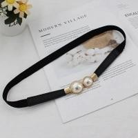 ราคา เข็มขัดหนัง PU เอวกระโปรงชุดเดรสยืดหยุ่นได้เข็มขัดที่คาดเอวผู้หญิงเข็มขัดผู้หญิงบางหัวเข็มขัดไข่มุกสำหรับผู้หญิงแบรนด์หรู (21431444118)