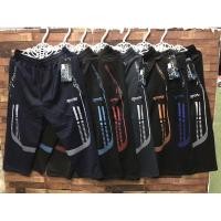ราคา 230 กางเกงวอร์มขา7ส่วนเนื้อผ้านี่มลื่นแต่งลายสกรีน เอวมีเชือกผูกกระเป๋าสองข้างมีซิป (17238429895)