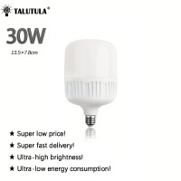 ราคา หลอดไฟ LED ประหยัดพลังงาน E27หลอดไฟทรงกลมสีขาว5W 10W 15W 20W 30W 40W ความสว่างสูงการจุดไฟห่างใกลกว้างสำหรับทางเดินในห้องครัวที่ใช้ในครัวเรือนกันยุงและกันฝุ่น (20804378887)