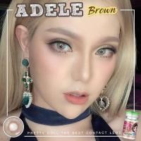 ราคา คอนแทคเลนส์ สายฝอ รุ่น Mini Adele สีเทา เขียว gray green มีค่าสายตา 0 00 6 00 เปลี่ยนแทนทุกเดือน (16836945018)