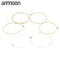 ราคา ammoon สายกีตาร์โปร่ง สายกีตาร์ไฟฟ้า สายกีตาร์โปร่งOrphee TX620 6PCS Acoustic Folk Guitar String Set 010 047 Phosphor Bronze Extra Light Tension (19643527699)
