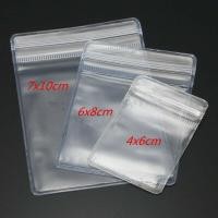 ราคา 50PCS 4 Size Clear PE Protective Plastic Coinn Wallets Storage Envelopes Case Bag (20071562385)