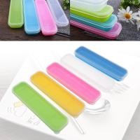 ราคา Universal แบบพกพา PP โปร่งใสแยกประเภทช้อนส้อม Receptacle Tableware Storage Box (14957213521)