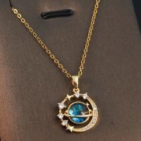 ราคา JWER สร้อยคอจี้รูปดาวดาวเคราะห์สีทองแฟชั่นสำหรับผู้หญิงสร้อยคอโซ่ไหปลาร้าพระจันทร์เพทายที่เป็นประกายสวยงามของขวัญสำหรับงานเลี้ยง (21899035137)