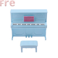 ราคา Fre 1ชุด1 12 dollhouse Miniature Grand Piano พร้อมสตูลรุ่นของเล่นของเล่นอุปกรณ์เสริม (20811338034)