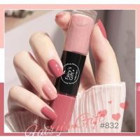 ราคา สีทาเล็บ ยาทาเล็บมี 2 สี สีทาเล็บไม่ต้องอบ แห้งไว ติดทนนานโดยไม่ซีดจาง 1 20 (10507524767)