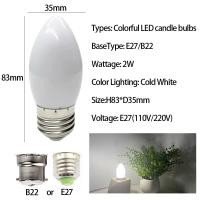 ราคา Home Wi ไฟ C35 LED 2835หลอดไฟ SMD 2W E27 B22 AC 220V ไฟแสดงสถานะหลอดไฟ LED สีไฟตกแต่งวันหยุดไฟคริสมาสต์ในบ้าน (20420227555)