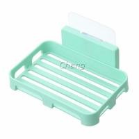 ราคา Chang ที่วางฟองน้ำล้างจาน ที่วางสบู่พลาสติก ไม่ต้องเจาะผนัง กล่องใส่สบู่ Wall mounted soap dish (11508531194)