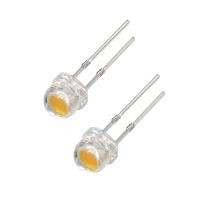 ราคา 50PCS Straw Hat LED Diode 5MM Blue Green Red Yellow White Light Emitting F5 Super Bright Led (20911704325)