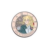 ราคา เข็มกลัดตัวการ์ตูนจากเข็มกลัดการ์ตูนเข็มกลัดโลหะ Evergarden สีม่วง (21876758214)