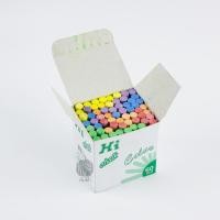 ราคา ชอล์คเขียนกระดาน Hi chalk สีขาว คละสี 60แท่ง กล่อง (16293918640)