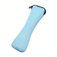 ราคา เคสใส่ของช้อนส้อมมีดสำหรับตะเกียบช้อนส้อมกระเป๋าอุปกรณ์ทานอาหารแบบเดินทางกระเป๋าเครื่องเงินแบบซองใส่ชุดช้อนส้อมใช้ซ้ำได้สำหรับการเดินทาง (21543573901)