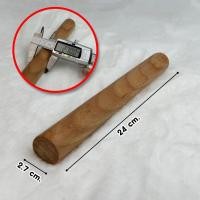 ราคา ไม้นวดแป้ง ที่นวดแป้ง ขนมปัง แบบหนา ไม้เนื้อแข็ง และ ไม้มะเกลือสีเข้ม ขนาด 24 50 ซม พร้อมส่ง (20639596386)