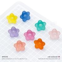 ราคา ลูกปัดตกแต่ง รูปทรงดอกไม้แมงกระพรุนคละสีใสขุ่น แพ็ค 20 ชิ้น (21731292082)