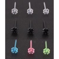 ราคา ต่างหูก้านพลาสติกหัวหมุด ก้านห่วงพลาสติก (19467270849)