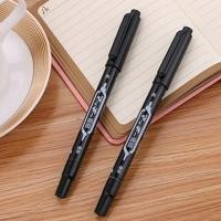 ราคา ปากกา2หัว Permanent เขียนซองไปรษณีย์พลาสติก กันน้ำ ปากกาเขียนซองไปรษณีย์ ซอง จม ซีดี CD สูตรน้ำมัน (21046525943)