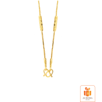 ราคา AURORA สร้อยคอทองแท้ 96 5 ลายสี่เสาปล้อง น้ำหนัก 1 บาท ผ่อน0 นาน10เดือน (1724500497)