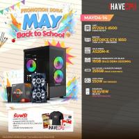 ราคา คอมประกอบ iHAVECPU MAYD4 14 RYZEN 5 4500 GTX 1650 4GB A520M 16GB DDR4 3200MHz SKU 240518546 (21759845692)