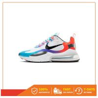 ราคา เคาน์เตอร์ของแท้ Nike Air Max 270 React White Blue Red รองเท้ากีฬา DC0833 101 รับประกัน 1 ปี (21764495552)