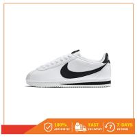 ราคา เคาน์เตอร์ของแท้ Nike Cortez Leather Black White รองเท้ากีฬา 807471 101 รับประกัน 1 ปี (21764609029)