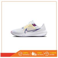 ราคา เคาน์เตอร์ของแท้ Nike Air Zoom Pegasus 40 White Yellow Blue รองเท้ากีฬา DV3853 105 รับประกัน 1 ปี (21764476846)