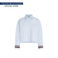 ราคา Tommy Hilfiger เสื้อเชิ๊ต ผู้หญิง รุ่น WW0WW38966 C1O สีน้ำเงิน (21595637430)