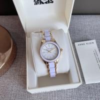 ราคา ของแท้100 นาฬิกาข้อมือ สีขาว Anne Klein Womens Resin Bracelet Watch AK 3212 (10355374656)