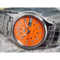 ราคา นาฬิกา Seiko 7009 Modify เลขไทย หน้าปัดสีส้ม สภาพสวย ออโตเมติค ใช้งานปกติ 1 (16900787184)