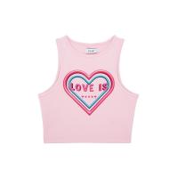 ราคา KLOSET Love Is Love Tank Top SS23 T003 เสื้อยืดคอกลมลายหัวใจ แขนกุด (20946609389)