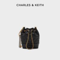 ราคา CHARLES and KEITH CK2 10781983 ฤดูร้อน Linger โซ่ไหล่เดียวใต้วงแขนถังน้ำกระเป๋าสำหรับผู้หญิง (21902630713)