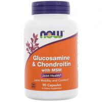 ราคา NOW Foods Glucosamine Chondroitin with MSM Joint Health 90 Capsules (205337375)