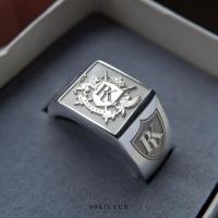 ราคา แหวน Signet Ring ออกแบบได้เองตามที่ต้องการ ตัวเรือนหน้าเหลี่ยม 11x11 มิลลิเมตร เนื้อตัน R88 SIG (15179188015)