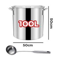 ราคา หม้อแถมกระบวย หม้อ หม้อต้มทรงสูง หม้อสตูว์ หม้อใหญ่ หม้อน้ำเต้าหู้ หม้อสตูว์สแตนเลส หม้อต้มสแตนเลส หม้อก๋วยเตี๋ยว หม้อซุป 25 30 35 40 45 50cm (17124213521)