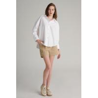 ราคา Mc jeans เสื้อเชิ้ตผู้หญิง ทรงโอเวอร์ไซส์ แขนยาว สีขาว MWLZ197 (21563912444)