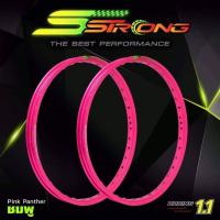 ราคา วงล้อ Sstrong เอส สตรอง ล้อสนาม ทรงMTสีชมพู ล้อหน้า 1 10ล้อหลัง 1 10 ขอบ17 จำนวน 2 วง ลิขสิทธิ์แท้ ซีรี่ย์ 7 มาพร้อมโลโก้สวยๆ งานพรีเมี่ยม แถม เสื้อ1 สติกเกอร์ (16451049832)