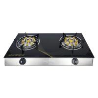 ราคา เตาแก๊ส หัวคู่ หน้ากระจก หัวเตาแบบเทอร์โบ รุ่น GS 896 (21512770884)