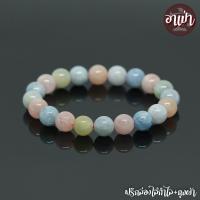 ราคา อาเป่า หินแบริล Beryl เนื้อขุ่น ขนาด 10 มิล คัดหิน หินเบริล หินแห่งปัญญา กำไลหินสี กำไลหินนำโชค หินสีชมพู หินโรสเบริล หินสีฟ้า อความารีน (509512857)