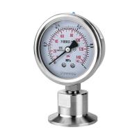 ราคา MM Manometer Bar psi 1 5 Inch 50 5mm Tri Clamp Diaphragm Pressure Gauge Ss304 Stainless Steel Body Ss316 Diaphragm (17792595960)
