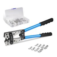 ราคา คีมย้ำหางปลา แบบลัก หกเหลี่ยม สำหรับปลั๊กเสียบสายเคเบิล 6 50 มม² HX 50B สีฟ้า แถม หางปลาให้ 1 กล่อง พร้อมใช้งาน (21461893071)