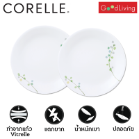 ราคา Corelle Green Delight จานอาหาร จานแก้ว ขนาด 10 นิ้ว 25 5 cm จำนวน 2 ชิ้น C 03 110 GD 2 (8937278398)