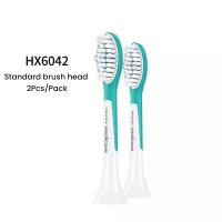 ราคา Philips เด็กไฟฟ้าแปรงสีฟันเปลี่ยนหัวแปรงเหมาะสำหรับ HX6322 HX6340 HX6312 HX6032 HX6320 HX2258 (20634461163)