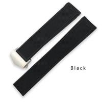 ราคา September Hot seller Rubber Watchband 22mm 20mm Silicone Watch Strap Fit for Tag Heuer Aquaracer 43mm 41mm Case Diameter Black Blue Sport Wrist Band (16393443654)
