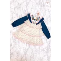 ราคา Flower Layer Dress เดรสสั้นสีครีม แขนยาวผ้ายีนส์ เดรสแต่งระบายสามชั้น แต่งขอบเทปลูกไม้ชมพู ปกงานปักลาย แต่งโบว์ ผ้านิ่ม ใส่สบาย (21558887854)